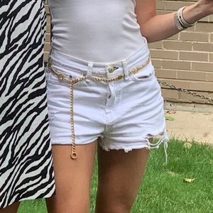 St. John Gold Chain Belt